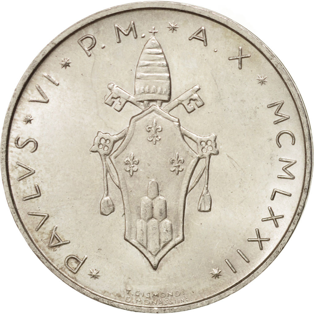 Coin, VATICAN CITY, Paul VI, 500 Lire, 1972, , Silver, KM:123