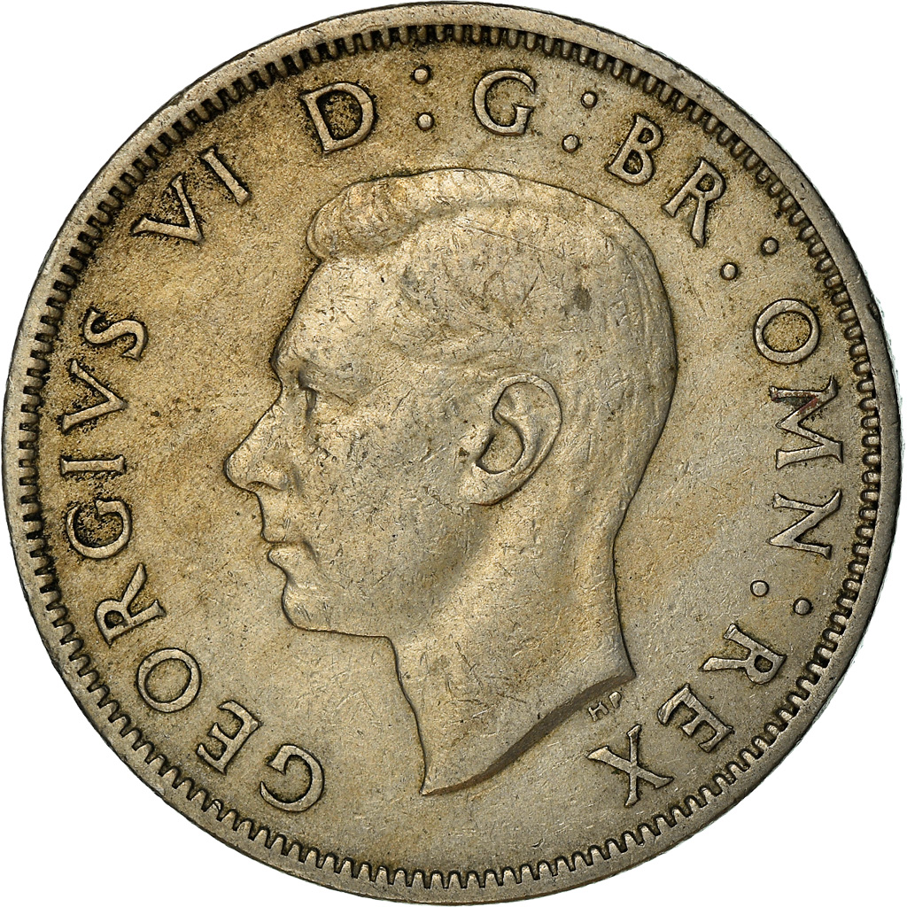 Coin, Great Britain, George VI, Florin, Two Shillings, 1948, 