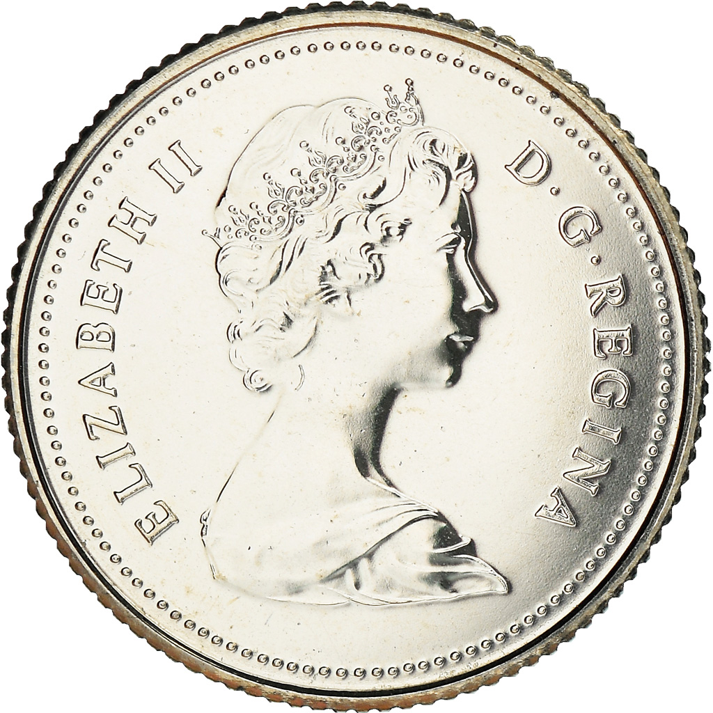 Coin, Canada, Elizabeth II, 10 Cents, 1980, Royal Canadian Mint, Ottawa