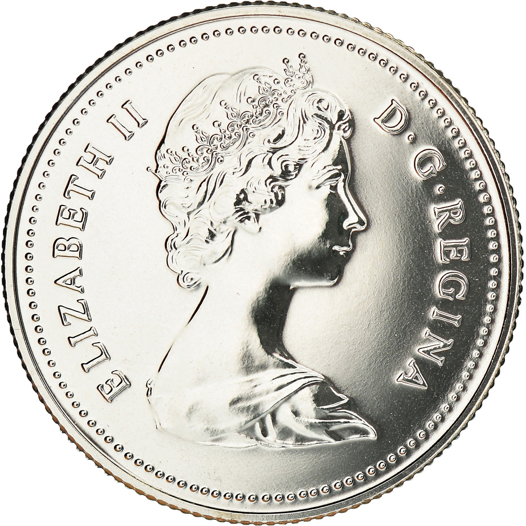 Coin, Canada, Elizabeth II, 25 Cents, 1980, Royal Canadian Mint, Ottawa