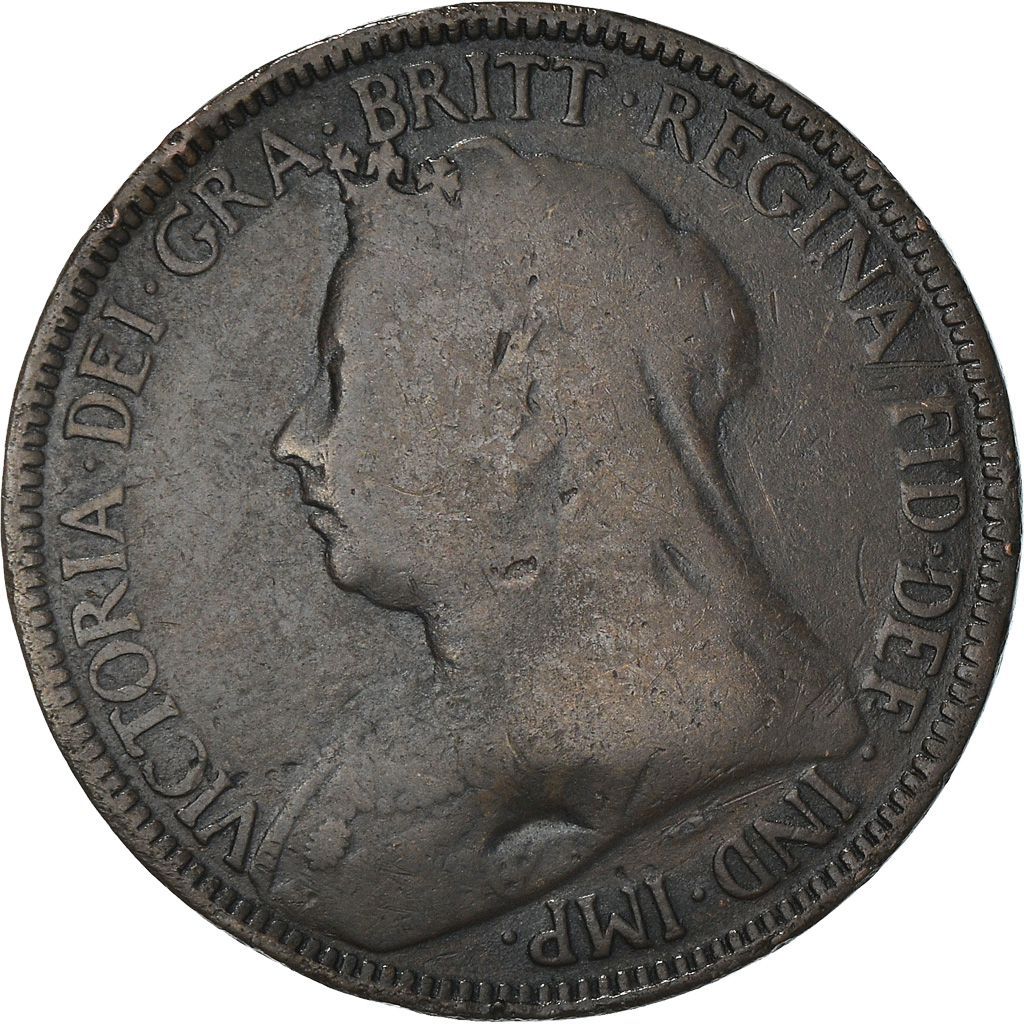 Coin, Great Britain, Victoria, 1/2 Penny, 1897, , Bronze, KM:789