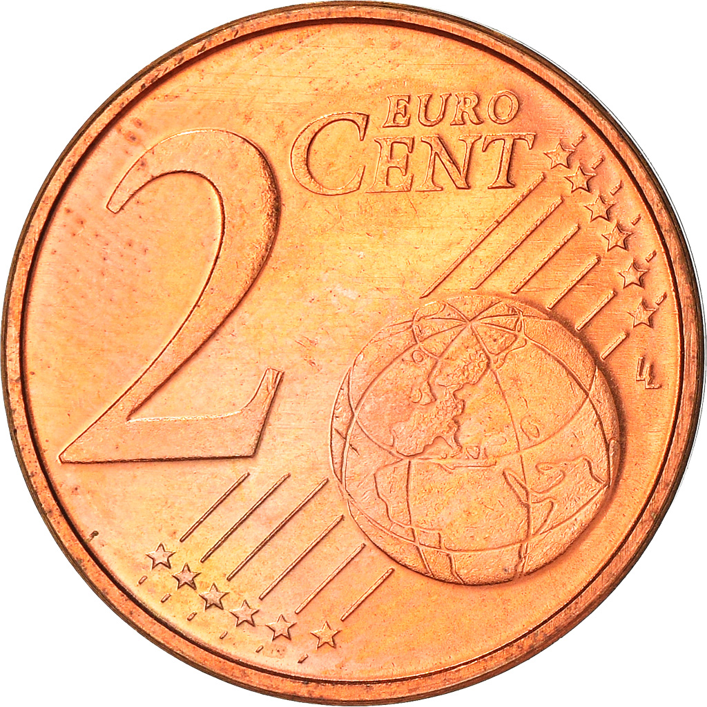 Luxemburg, 2 Euro Cent, 2002, Utrecht, VZ+, Copper Plated Steel, KM:76