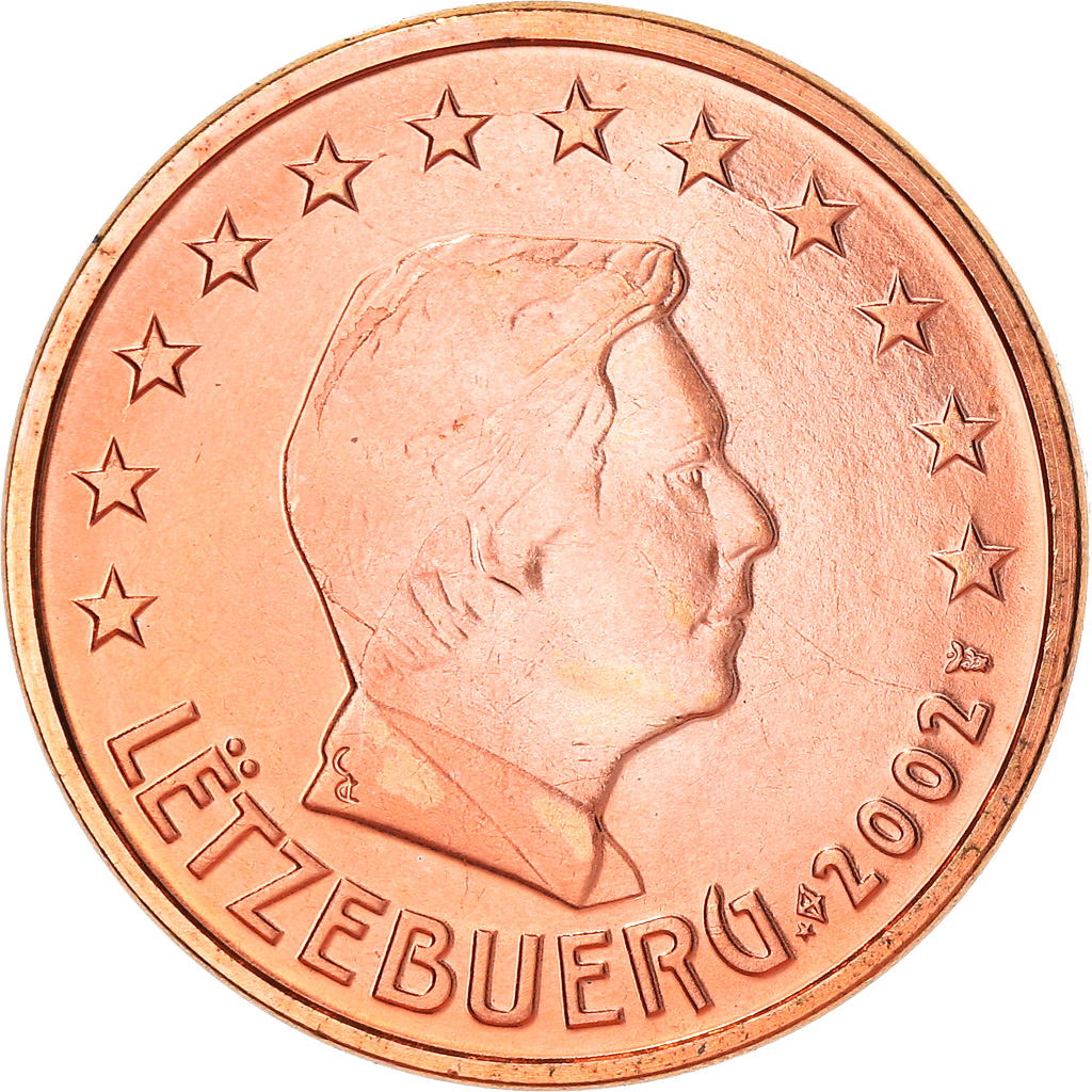 Luxembourg, 5 Euro Cent, 2002, , Copper Plated Steel, KM:77