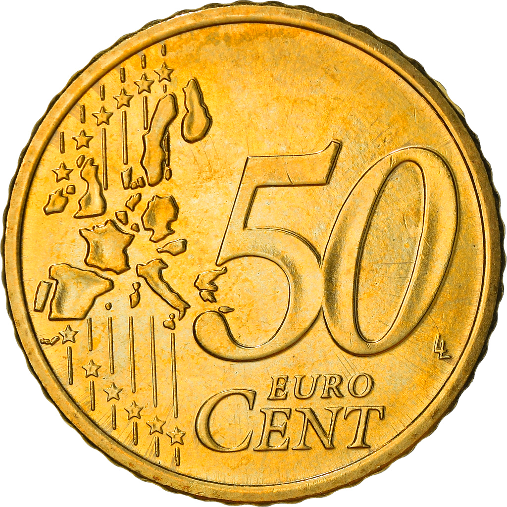 [#381948] Luxemburg, 50 Euro Cent, 2005, Utrecht, UNZ+, Messing, KM:80