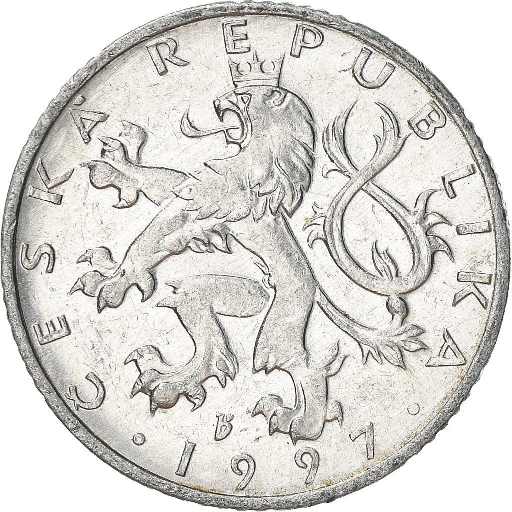 Coin, Czech Republic, 50 Haleru, 1997, , Aluminum, KM:3.1