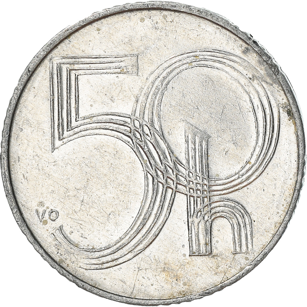 Coin, Czech Republic, 50 Haleru, 1997, , Aluminum, KM:3.1