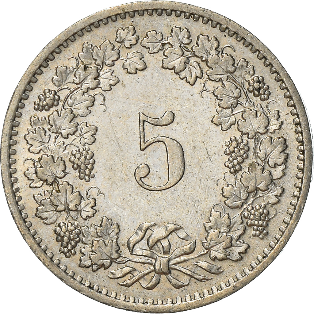 Coin, Switzerland, 5 Rappen, 1971, Bern, , Copper-nickel, KM:26