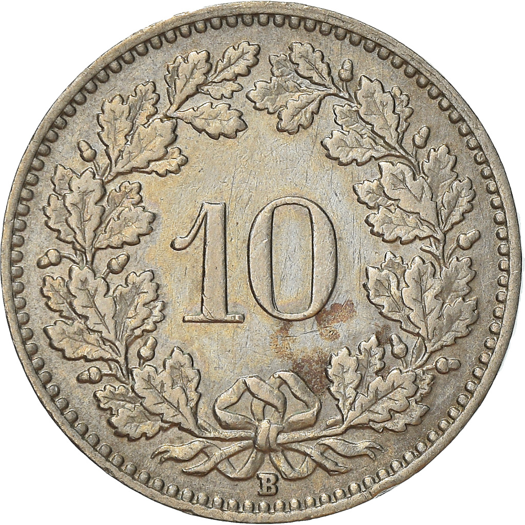 Coin, Switzerland, 10 Rappen, 1947, Bern, , Copper-nickel, KM:27