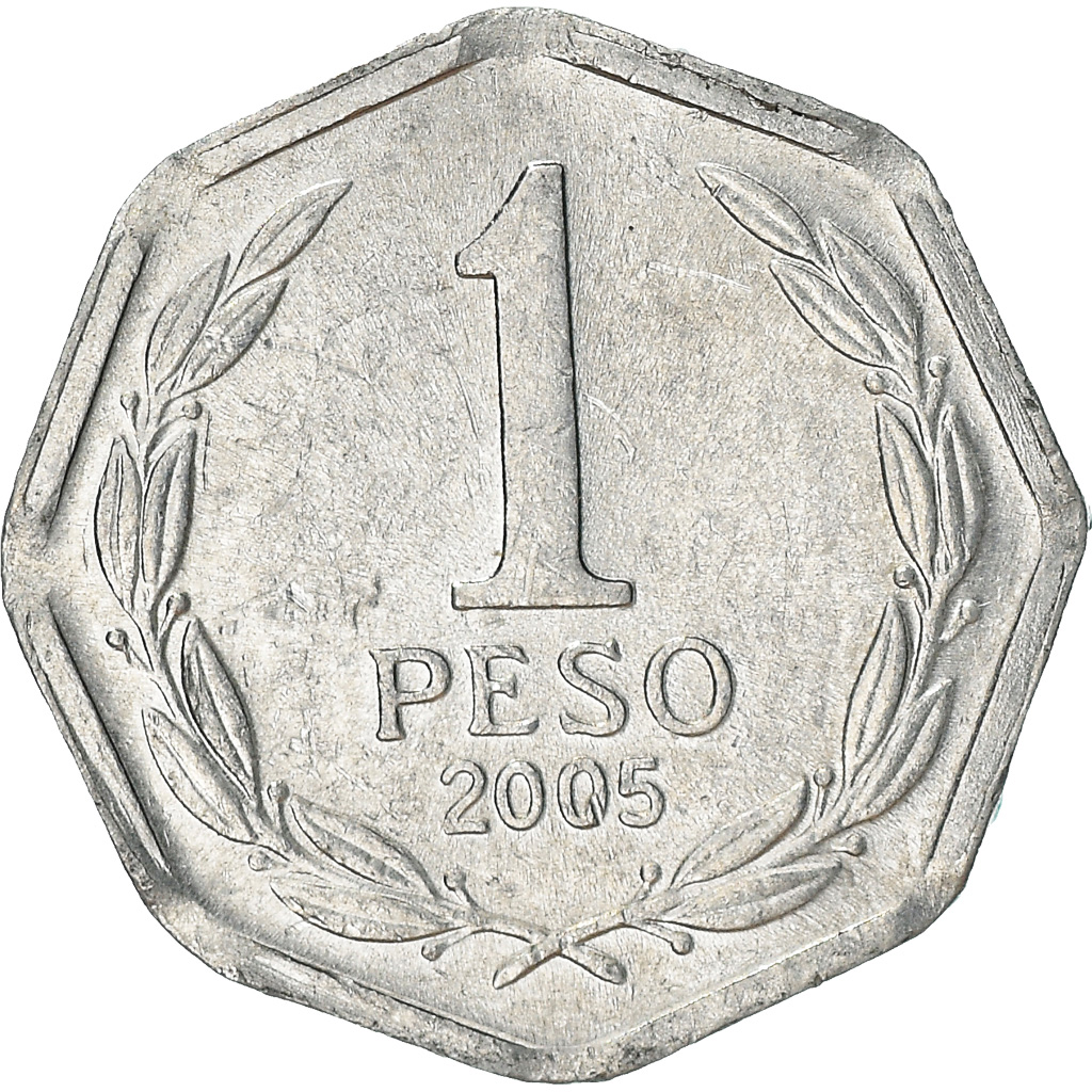 Coin, Chile, Peso, 2005, Santiago, , Aluminum, KM:231
