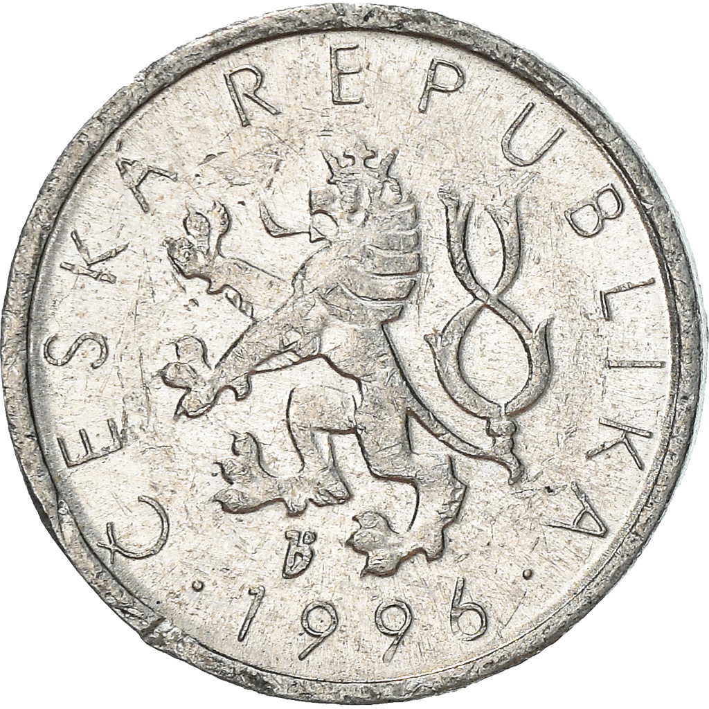 Coin, Czech Republic, 10 Haleru, 1996, , Aluminum, KM:6