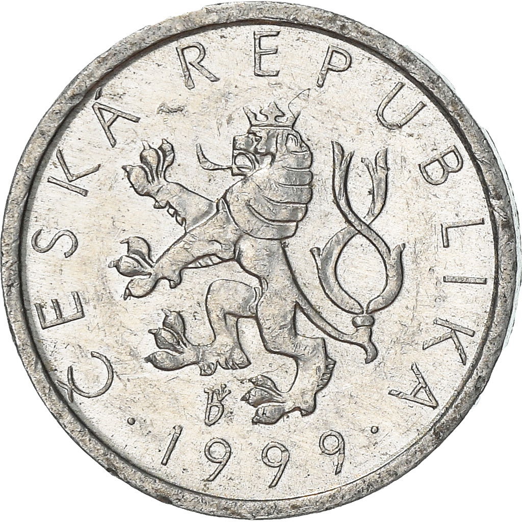 Coin, Czech Republic, 10 Haleru, 1999, , Aluminum, KM:6