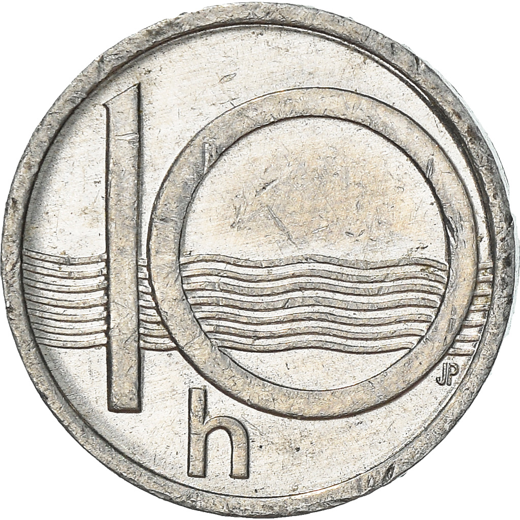 Coin, Czech Republic, 10 Haleru, 1999, , Aluminum, KM:6