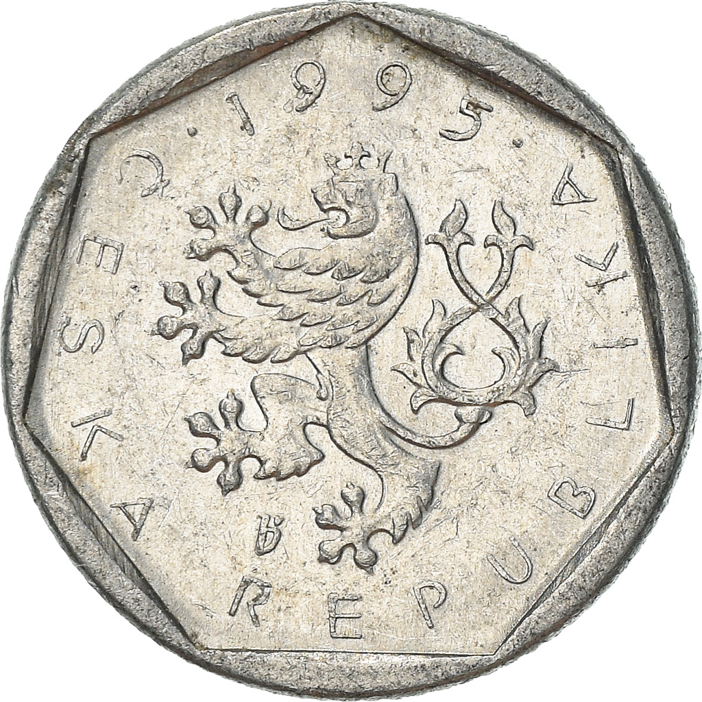 Coin, Czech Republic, 20 Haleru, 1995, , Aluminum, KM:2.1