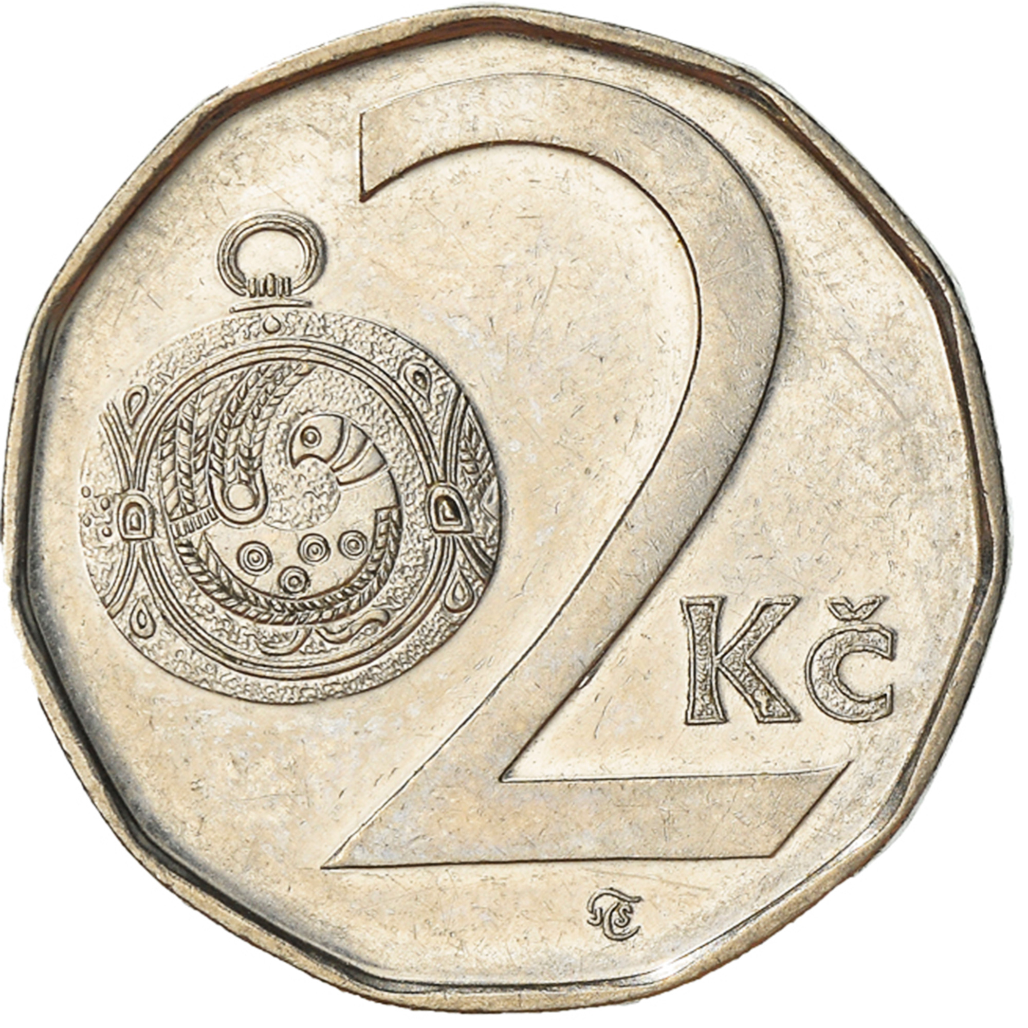 Coin, Czech Republic, 2 Koruny, 2004, , Nickel plated steel, KM:9