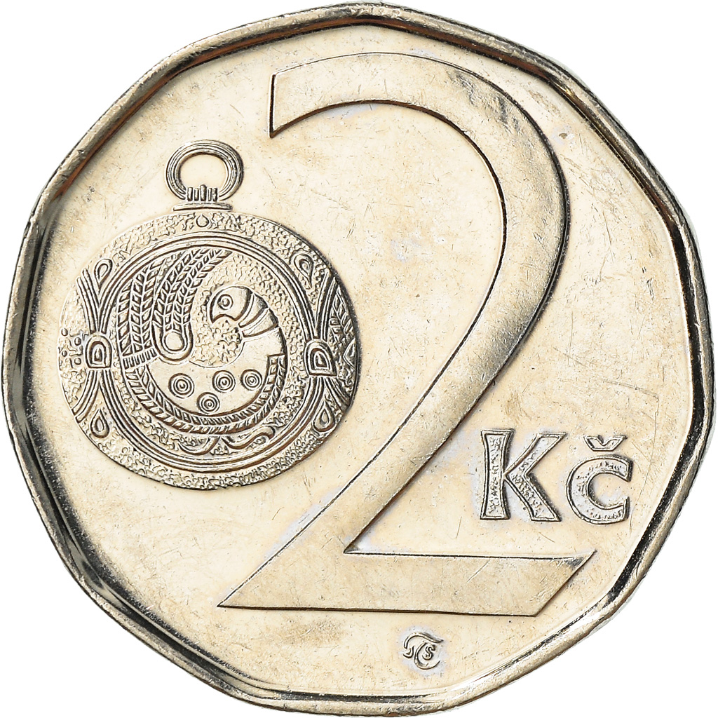 Coin, Czech Republic, 2 Koruny, 2012, , Nickel plated steel, KM:9