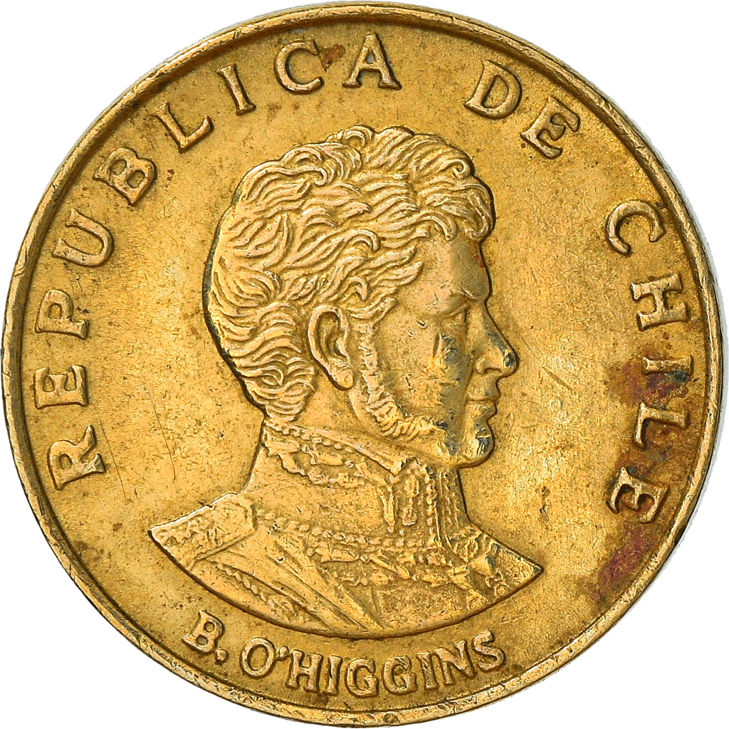 Coin, Chile, 10 Centesimos, 1971, Santiago, , Aluminum-Bronze, KM:194