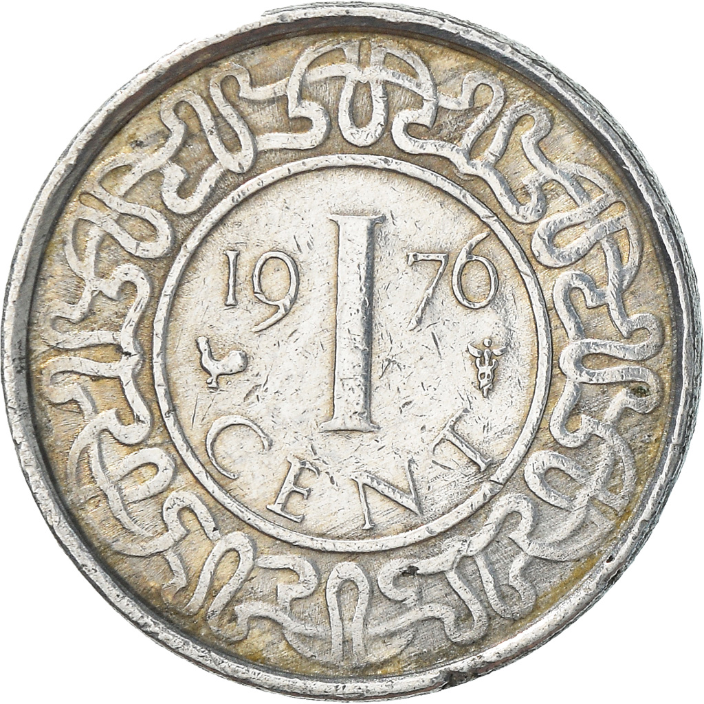Coin, Surinam, Cent, 1976, , Aluminum, KM:11a