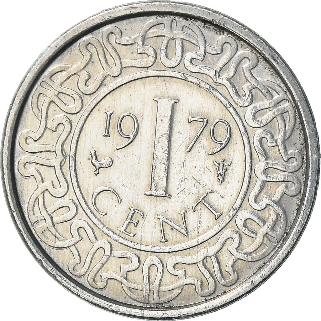 Coin, Surinam, Cent, 1979, , Aluminum, KM:11a