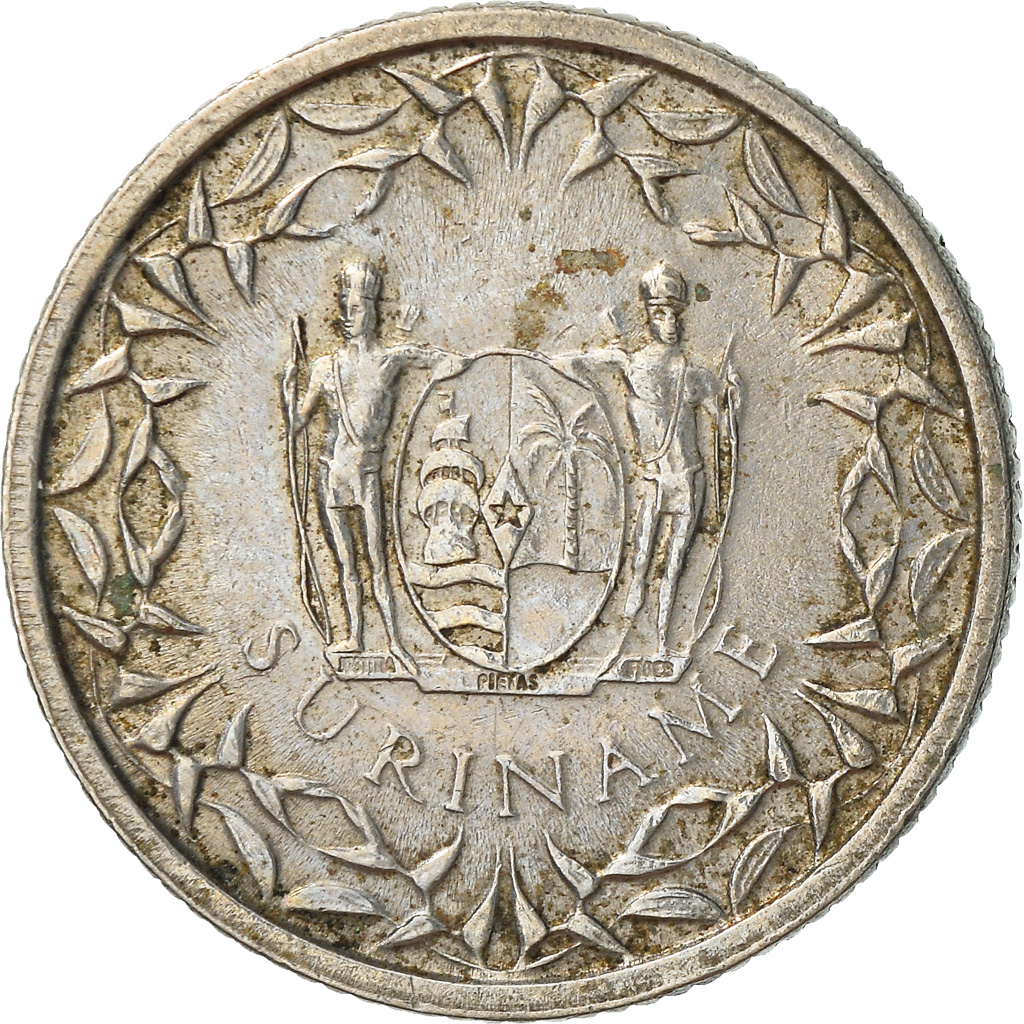 Coin, Surinam, 25 Cents, 1962, , Copper-nickel, KM:14