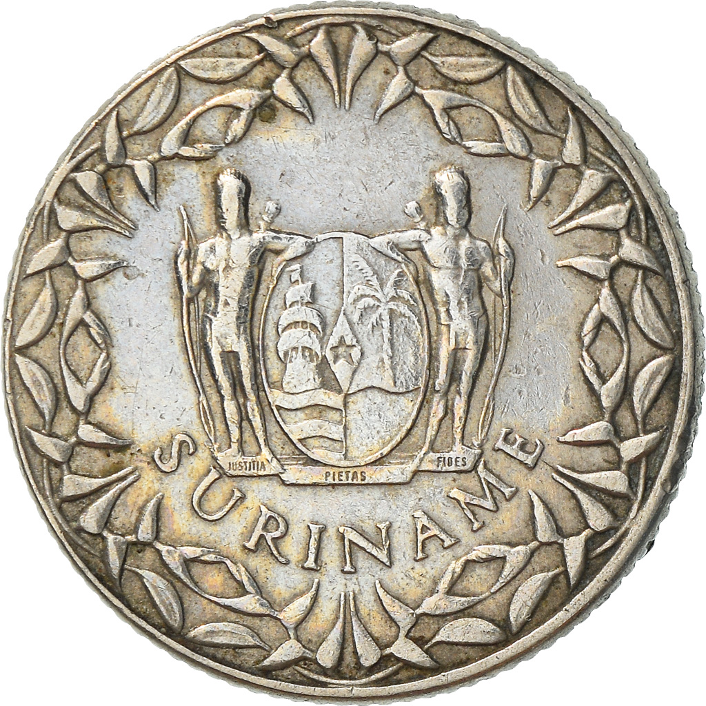 Coin, Surinam, 25 Cents, 1972, , Copper-nickel, KM:14