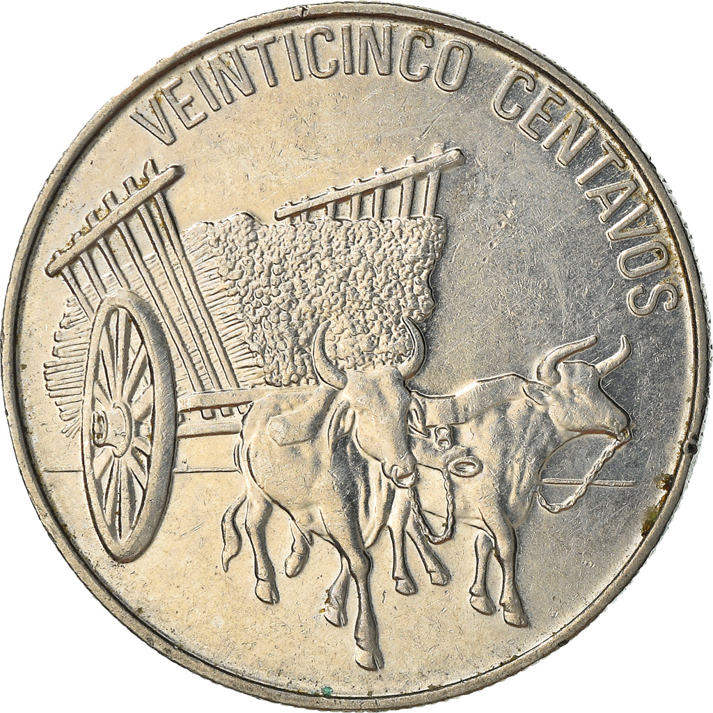 Coin, Dominican Republic, 25 Centavos, 1991, , Nickel Clad Steel