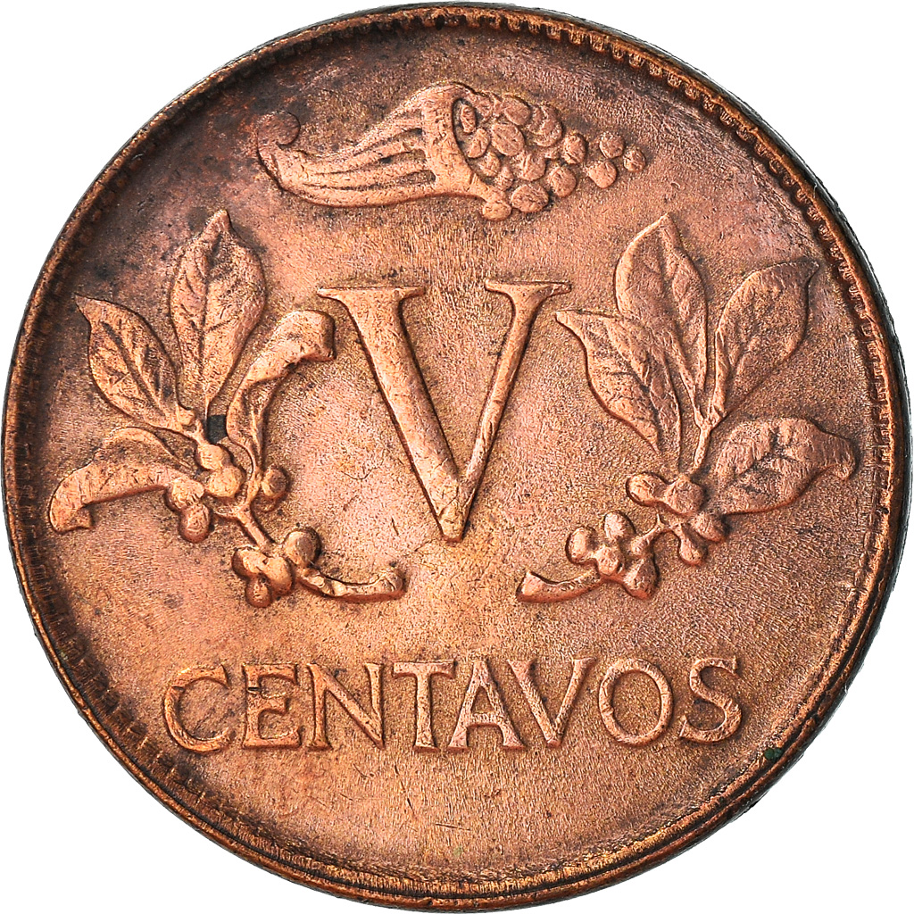 Coin, Colombia, 5 Centavos, 1975, , Copper Clad Steel, KM:206a