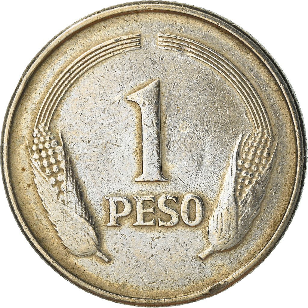 Coin, Colombia, Peso, 1976, , Copper-nickel, KM:258.1