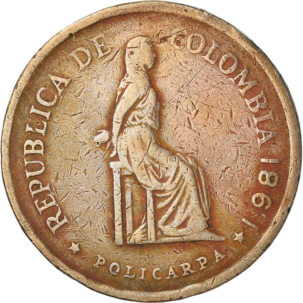 Coin, Colombia, 5 Pesos, 1981, , Bronze, KM:268