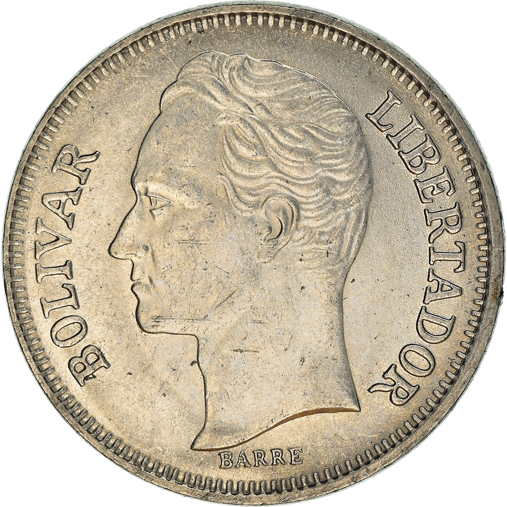 Coin, Venezuela, Bolivar, 1989, Werdohl, Vereinigte Deutsche Metallwerke