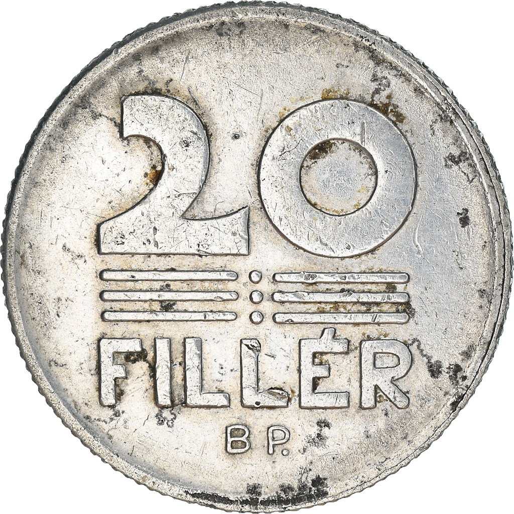Coin, Hungary, 20 Fillér, 1980, Budapest, , Aluminum, KM:573