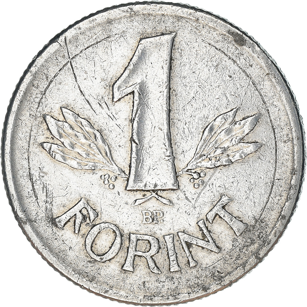 Moneda, Hungría, Forint, 1977, Budapest, BC+, Aluminio, KM:575
