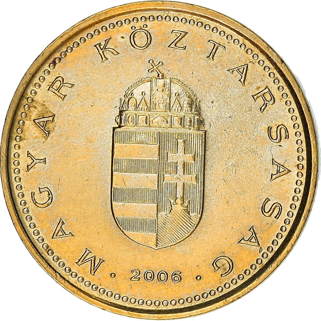 Moneda, Hungría, Forint, 2006, Budapest, BC+, Níquel - latón, KM:692
