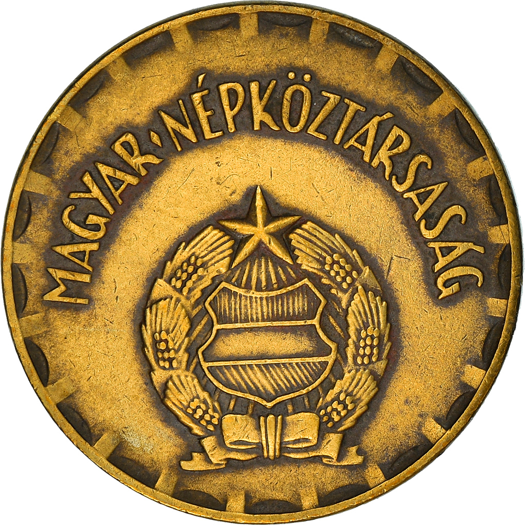 Moneda, Hungría, 2 Forint, 1979, BC+, Latón, KM:591