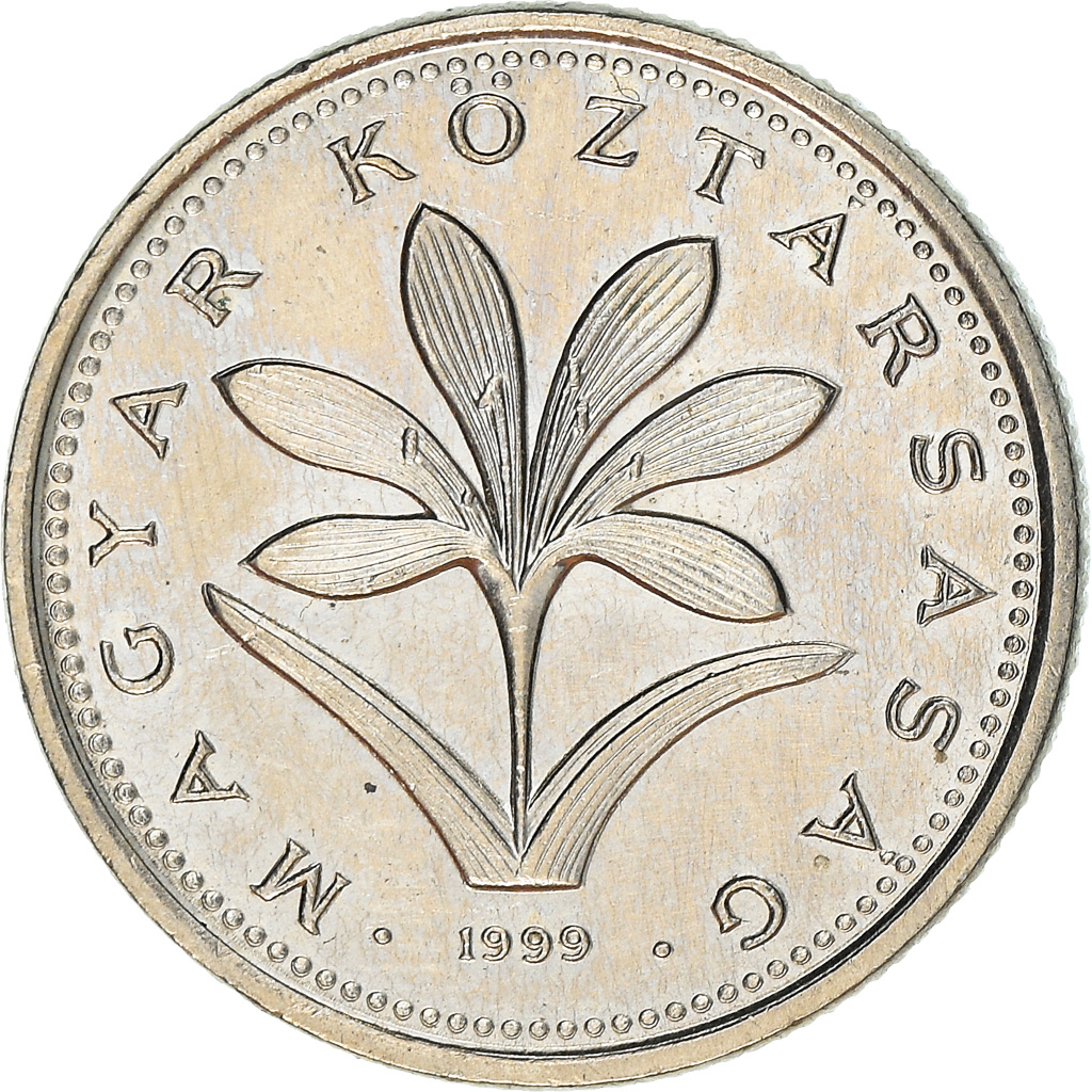 Moneda, Hungría, 2 Forint, 1999, MBC+, Cobre - níquel, KM:693