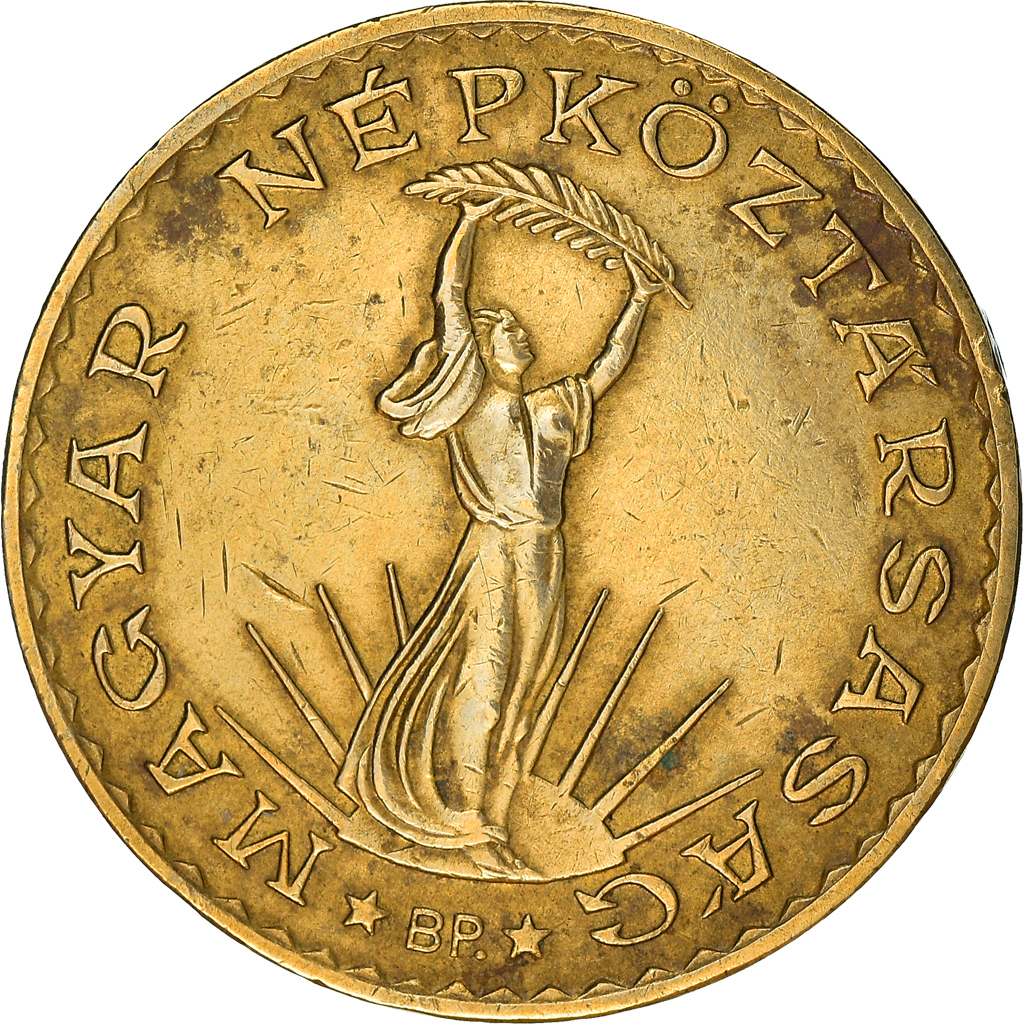 Moneda, Hungría, 10 Forint, 1984, BC+, Aluminio - bronce, KM:636