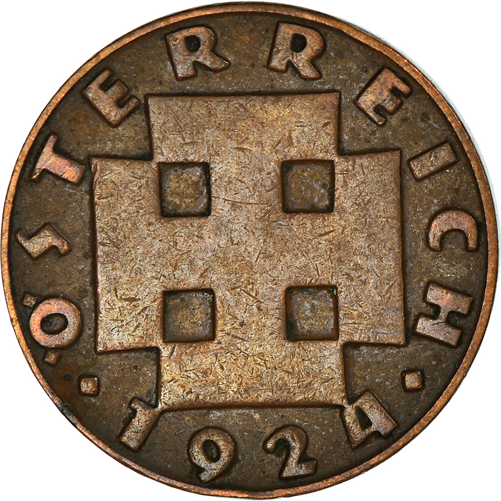 Coin, Austria, 200 Kronen, 1924, , Bronze, KM:2833