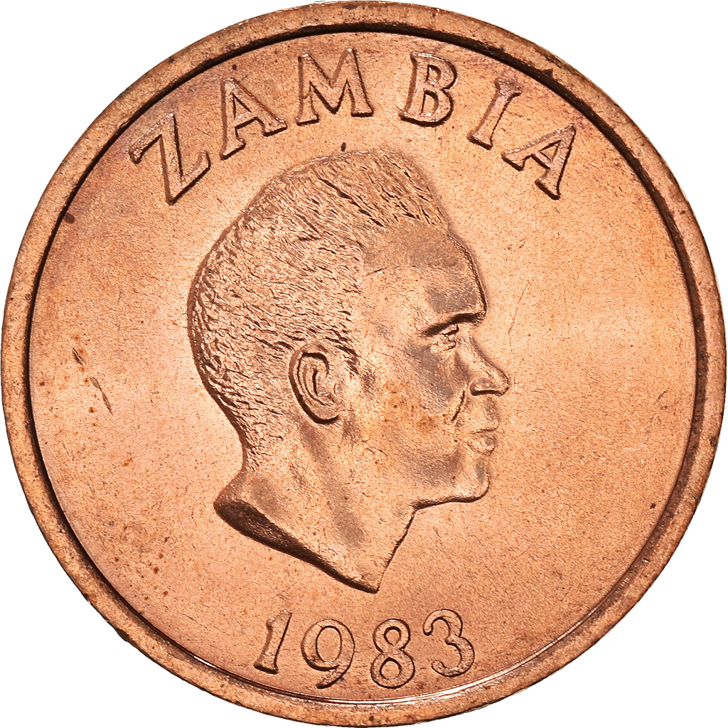 Coin, Zambia, 2 Ngwee, 1983, British Royal Mint, , Copper Clad Steel