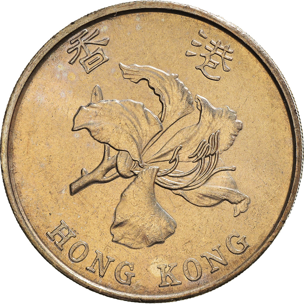 Coin, Hong Kong, Elizabeth II, 5 Dollars, 1993, Bombay, 