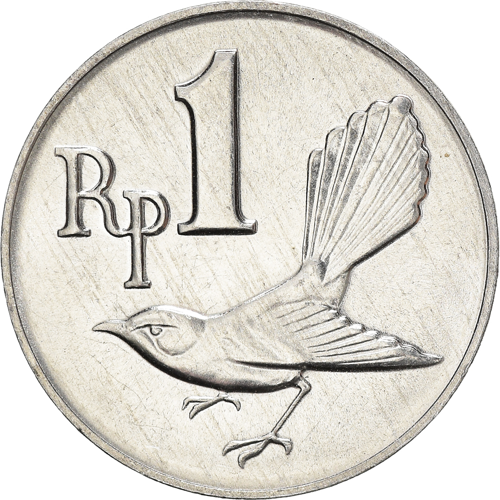 Moneda, Indonesia, Rupiah, 1970, SC, Aluminio, KM:20