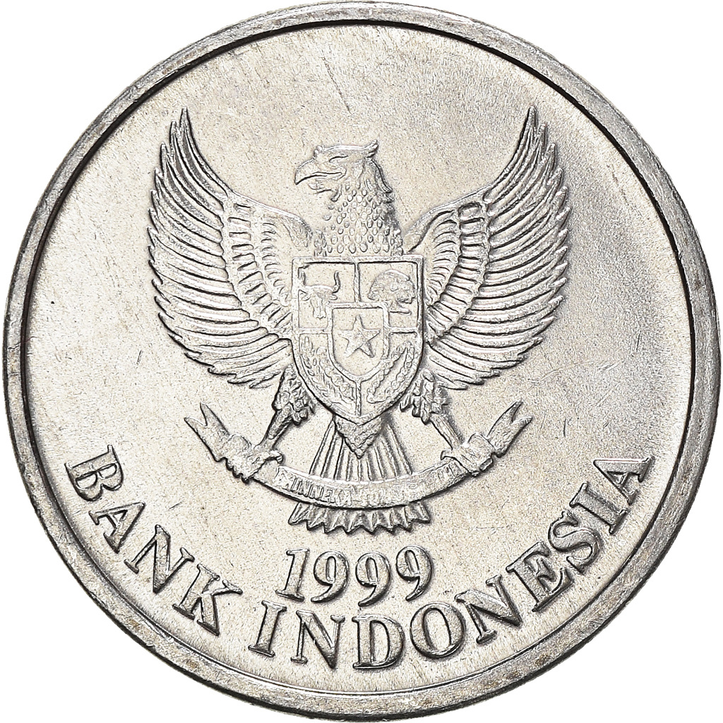 Moneda, Indonesia, 50 Rupiah, 1999, EBC+, Aluminio, KM:60
