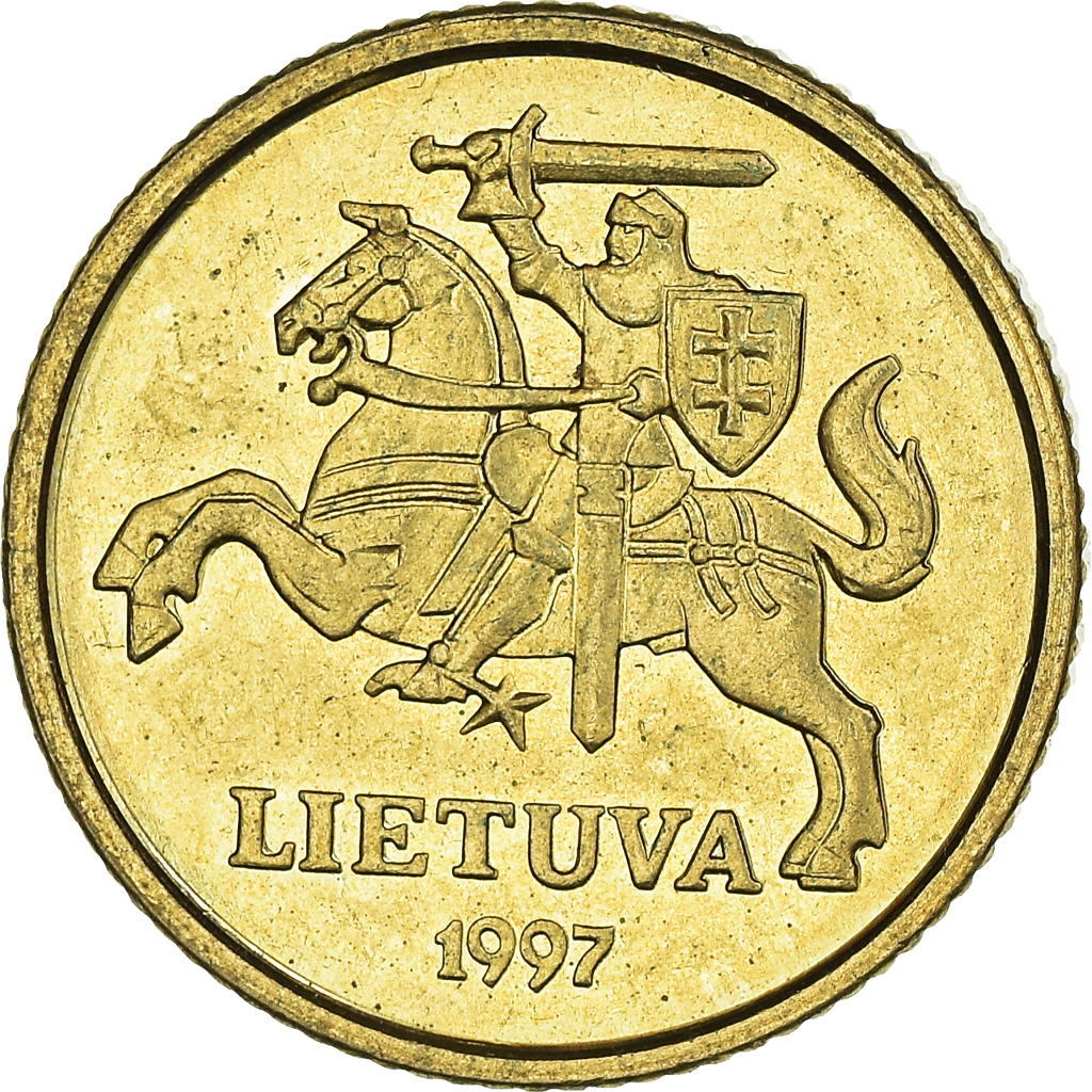 Moneda, Lituania, 10 Centu, 1997, EBC+, Níquel - latón, KM:106