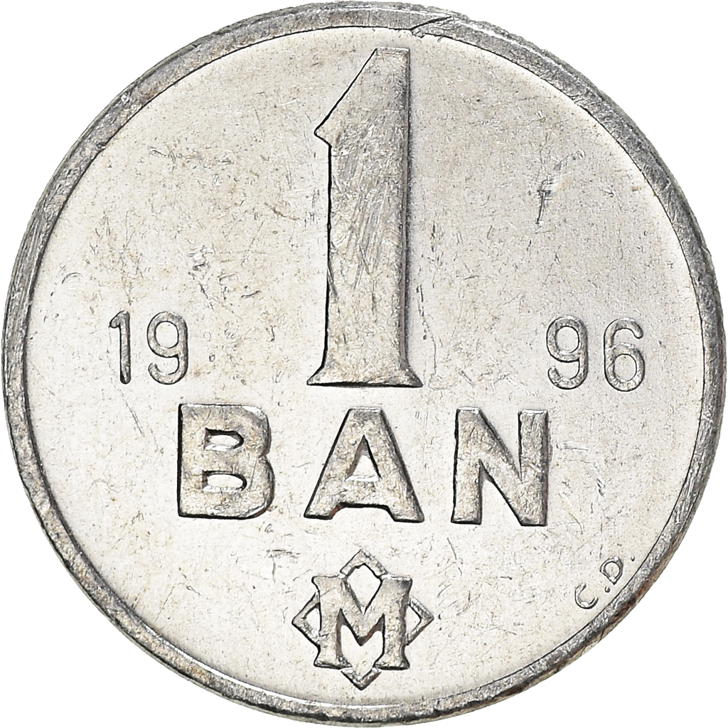 Coin, Moldova, Ban, 1996, , Aluminum, KM:1