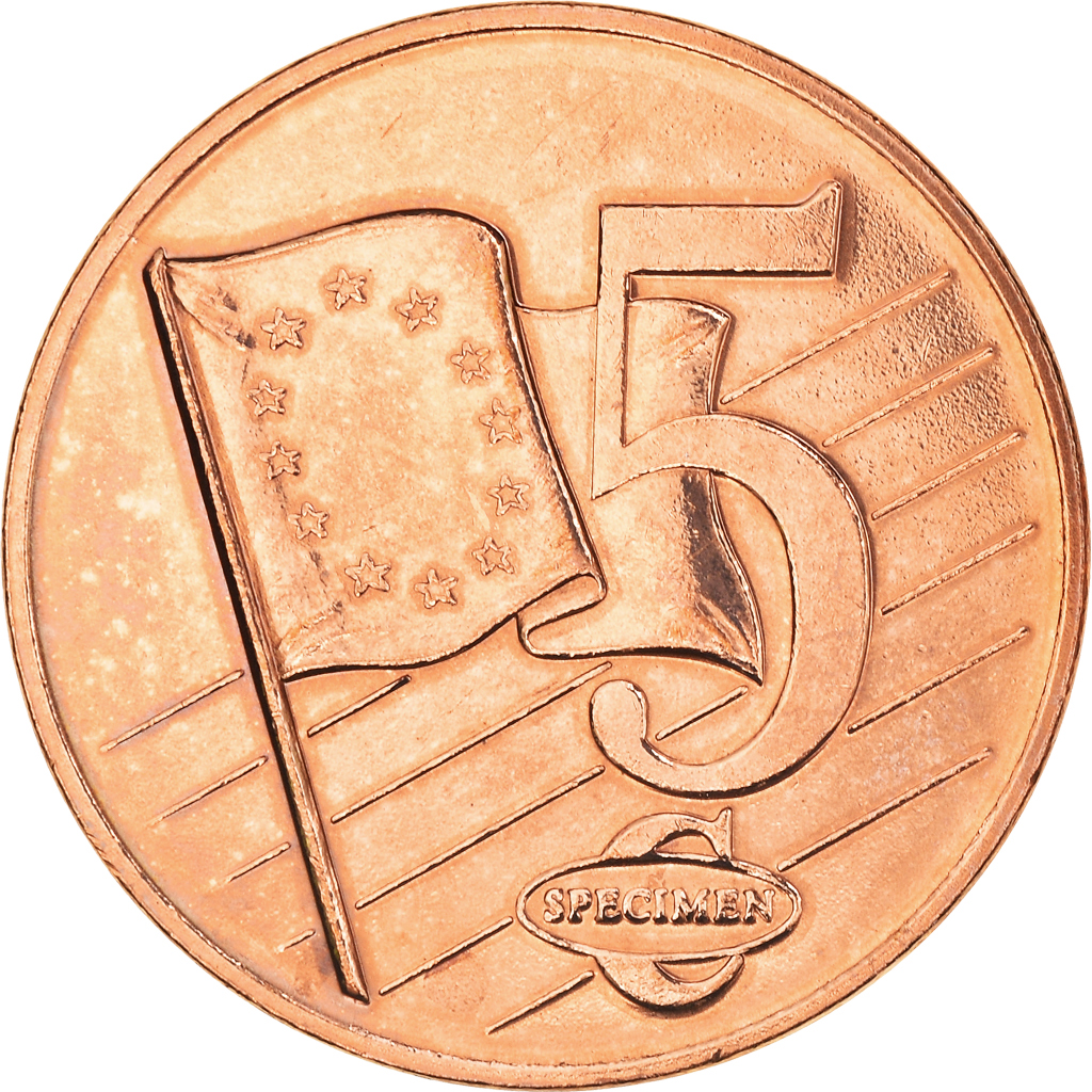 Letonia, 5 Euro Cent, 2003, unofficial private coin, MBC, Cobre chapado en acero