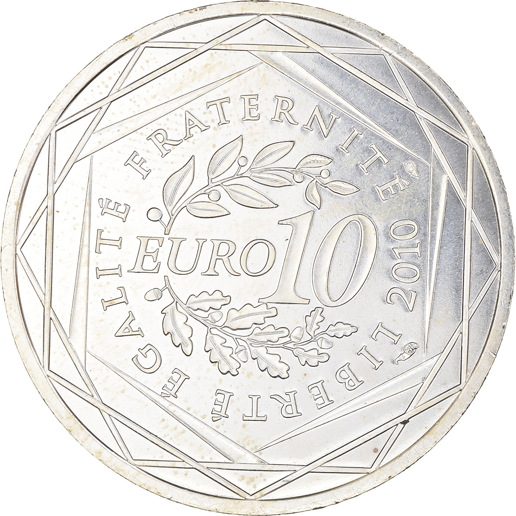 Frankreich, 10 Euro, Martinique, 2010, Paris, UNZ, Silber, Gadoury:EU399
