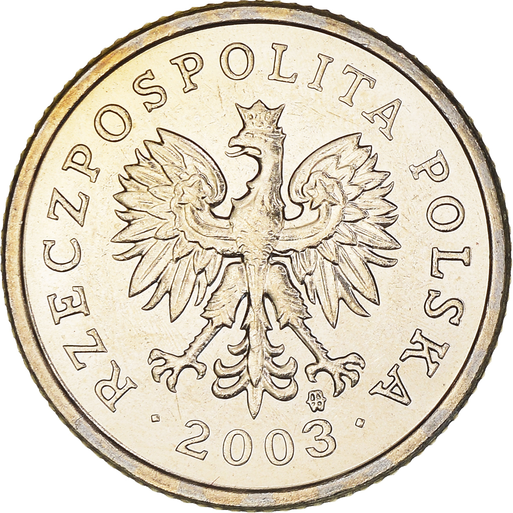 Coin, Poland, 20 Groszy, 2003, Warsaw, , Copper-nickel, KM:280
