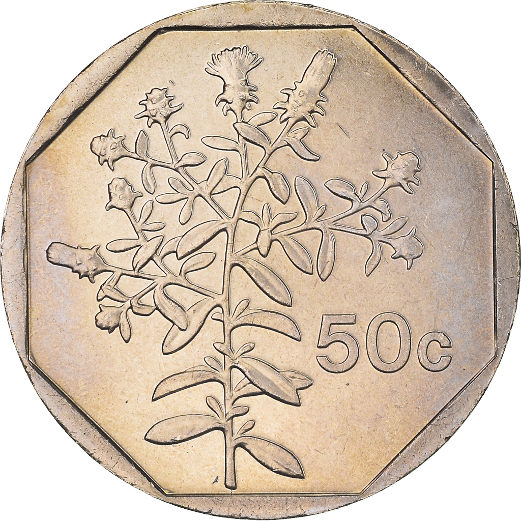 Coin, Malta, 50 Cents, 1998, , Copper-nickel, KM:98