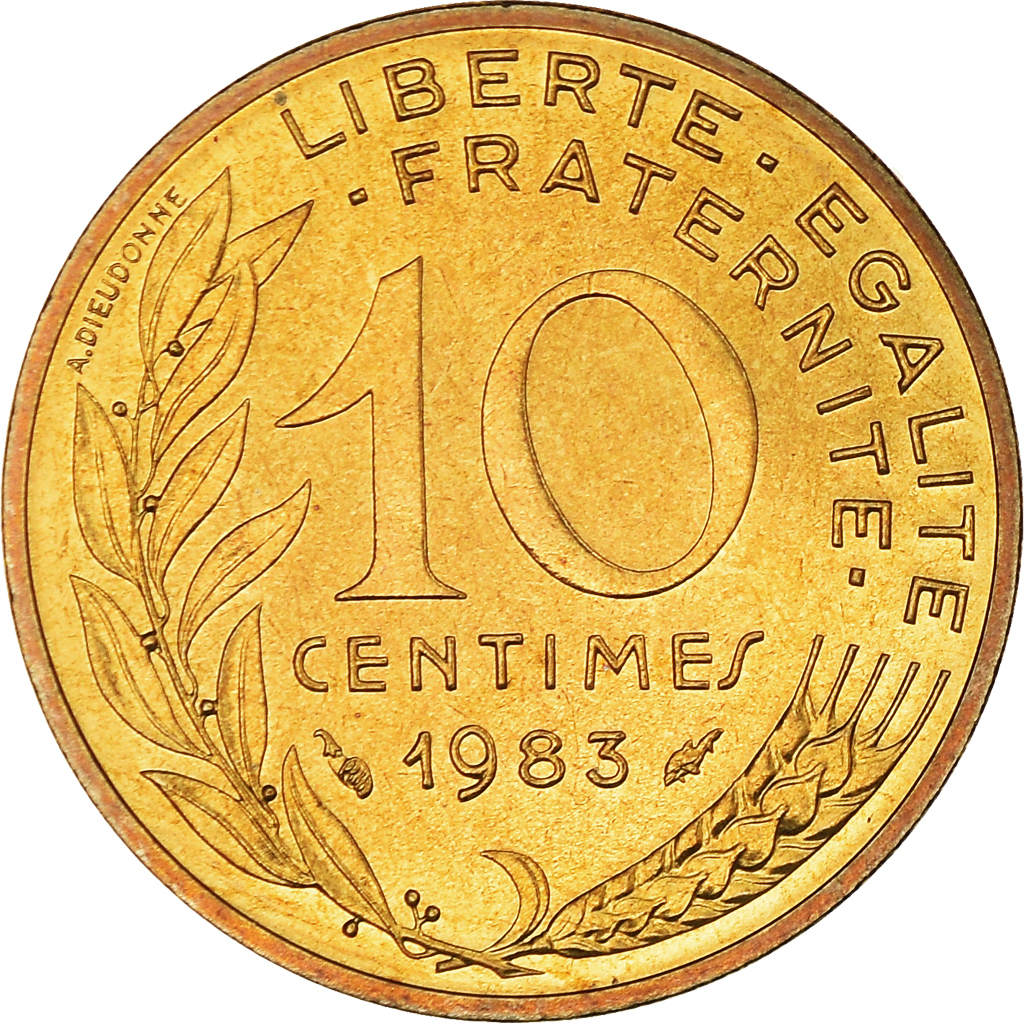Coin, France, Marianne, 10 Centimes, 1983, Paris, FDC, 