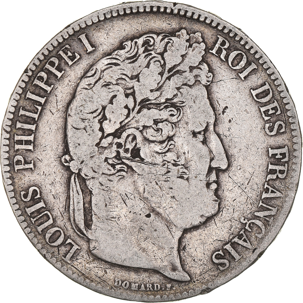 Coin, France, Louis-Philippe, 5 Francs, 1834, Paris, , Silver