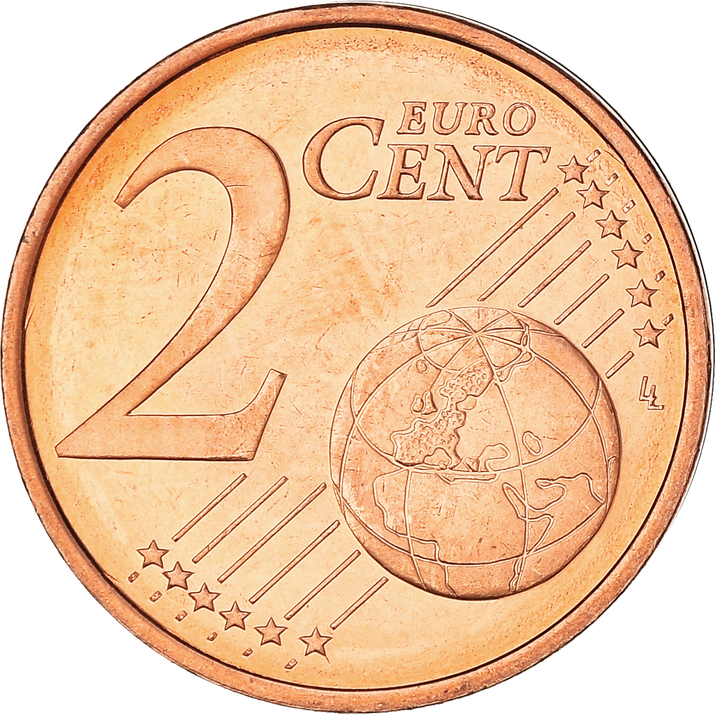 Eslovenia, 2 Euro Cent, The Prince's stone, 2007, SC, Cobre chapado en acero