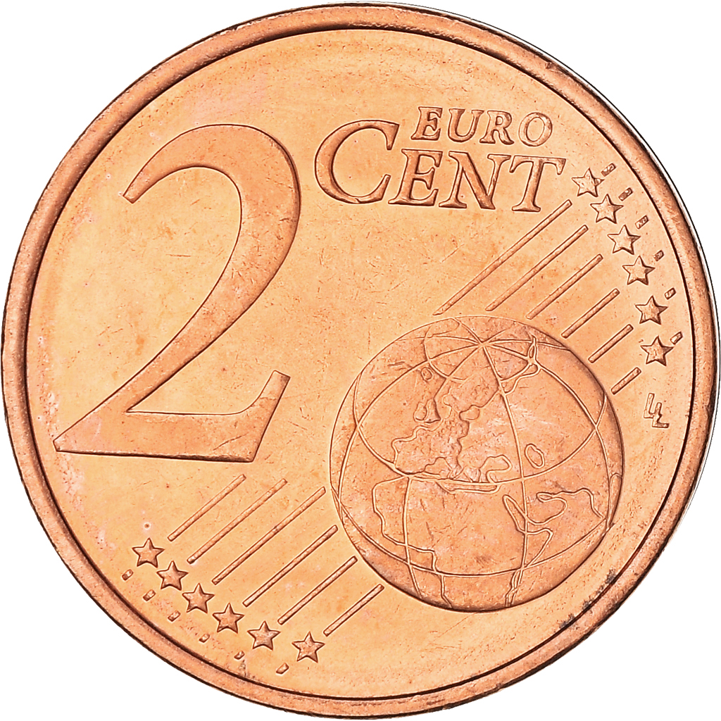 Eslovenia, 2 Euro Cent, The Prince's stone, 2007, EBC+, Cobre chapado en acero